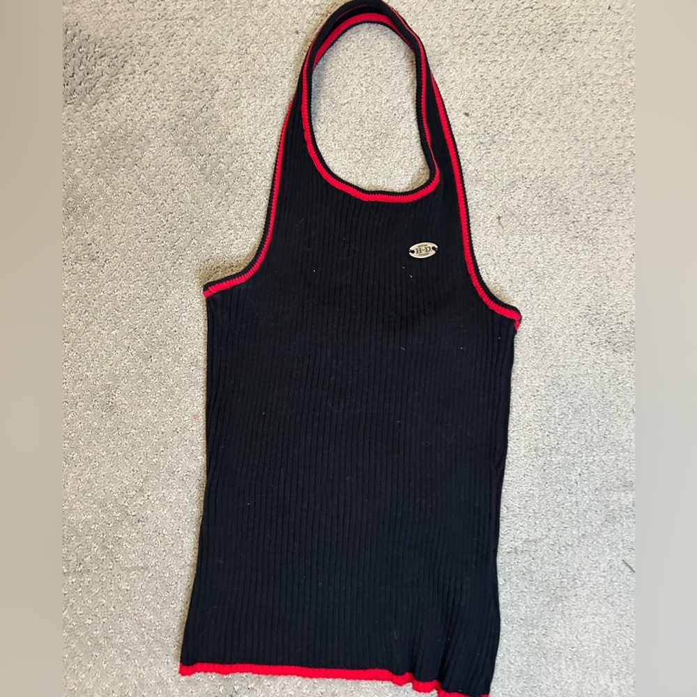 Genuine Harley Davidson Womens Ribbed Halter tank top size medium